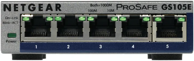 ProSafe Plus GS105Ev2 - switch - 5 porta