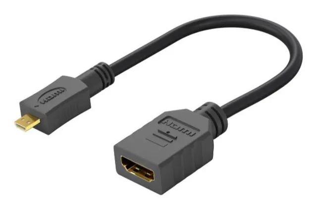 - HDMI-adapter - 19 pin micro HDMI Ty