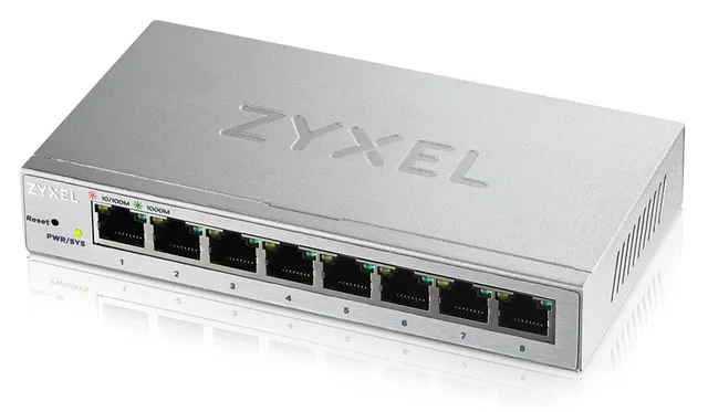 GS1200-8, 8-Port Gigabit, VLAN, Web Managed