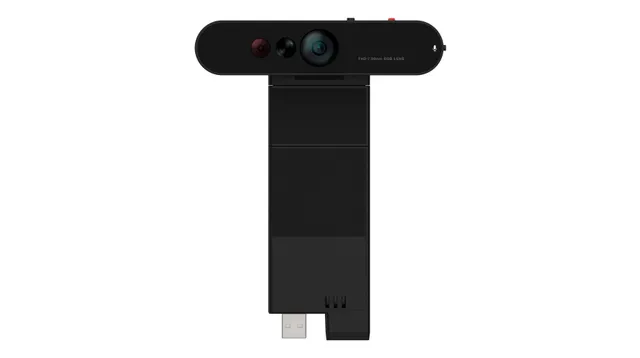 ThinkVision MC60 - Webbkamera - färg - 1920 x 1080 - 1080p - ljud - USB 2.0 - MJPEG, YUY2