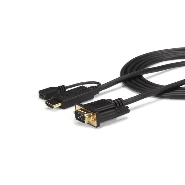 HDMI to VGA active converter cable HDMI to VGA adapter - video converter - 0.9m
