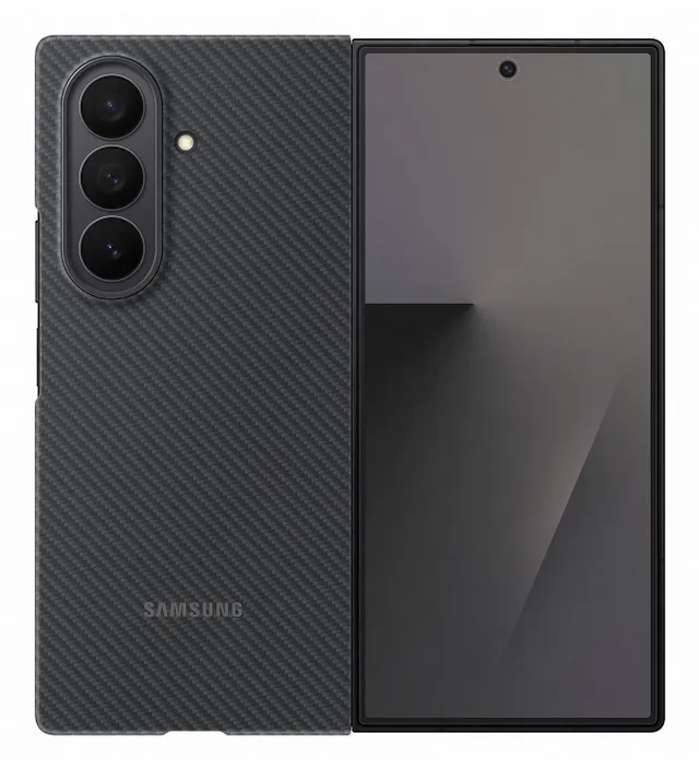 Galaxy Z Fold7 Carbon Shield Case - Black