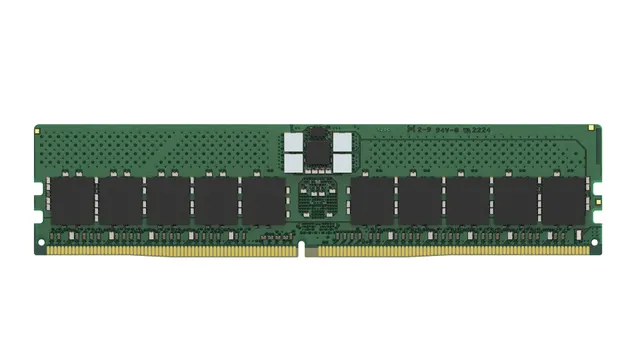 - DDR5 - modul - 32 GB - DIMM 288-pin - 3200 MHz / PC5-51200 - CL52 - 1.1 V - registrerad - ECC