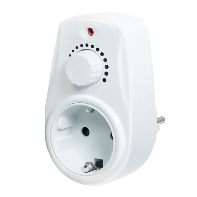 Socket adapter with dimmer 1x CEE 7/3