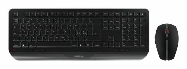 Gentix Desktop Wireless keyboard and mouse combo kit, black