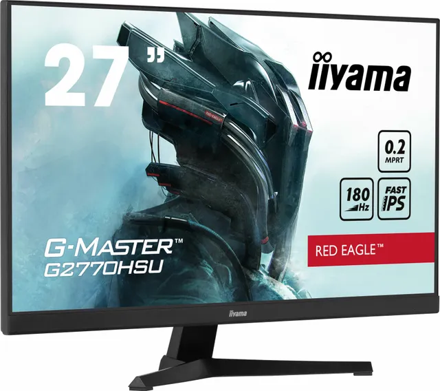 G-MASTER Red Eagle G2770HSU-B6 - LED-skärm - spel - 27" - 1920 x 1080 Full HD (1080p) @ 180 Hz - Fast IPS - 300 cd/m² - 1000:1 - 0.2 ms - HDMI,