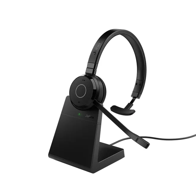 Evolve 65 TE Mono - Headset - på örat - Blue