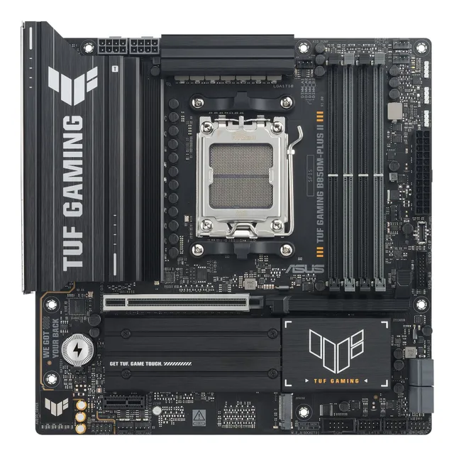 TUF GAMING B850M-PLUS II Moderkort - AMD B850 - AMD AM5 - DDR5 RAM - Micro-ATX