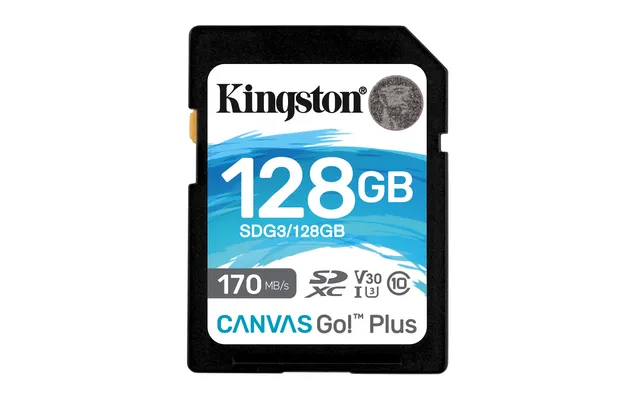Canvas Go! Plus - Flash-minneskort - 128 GB - Video Class V30 / UHS-I U3 / Class10 - SDXC UHS-I