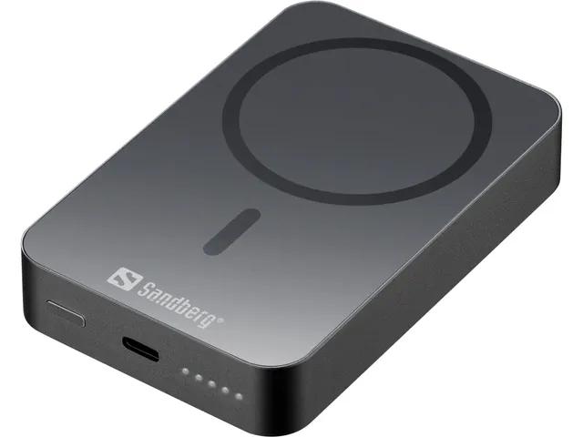 1000 ALU - Trådlös powerbank - Li - 10000 mAh - 38.5 Wh - 20 Watt - 3 A (USB-C)
