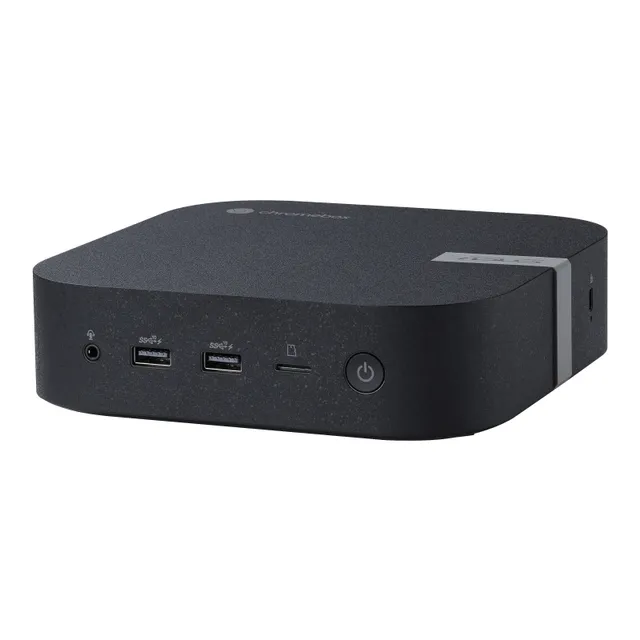 Chromebox 5 SC002UN - Mini-PC 1 x Celeron 7305 - RAM 4 GB - SSD 128 GB - NVMe - UHD Graphics - Gigabit Ethernet, 2.5 Gigabit Ethernet, Bluetooth 5.2, IEEE 802.11ax (Wi-Fi 6E) - Chrome OS - skärm: ingen - ekosvart