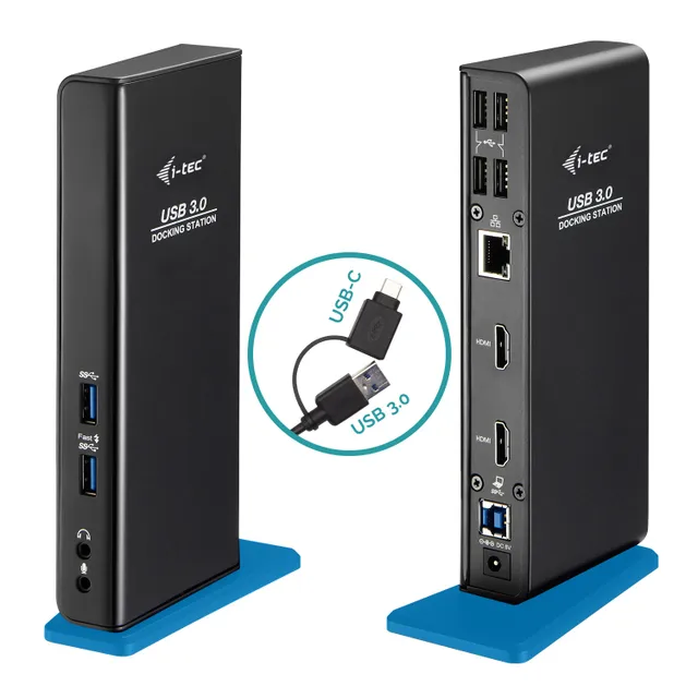 USB 3.0/USB-C Dual HDMI Docking Station - Do