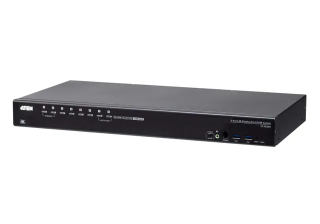 8-Port USB True 4K DisplayPort KVM Switch wit