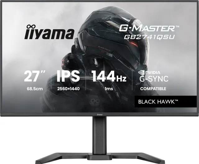 27" iiyama G-MASTER Black Hawk GB2741QSU-B1 - LED monitor - 27"
