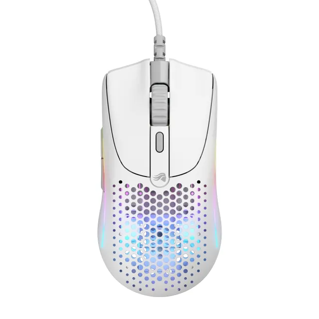 Model O 2 Mini - Matte White - Gamingmus - Optic - 5 knappar - Vit
