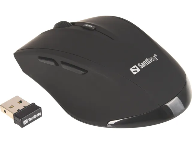 Pro - mus - Mouse - 5 knappar - Svart