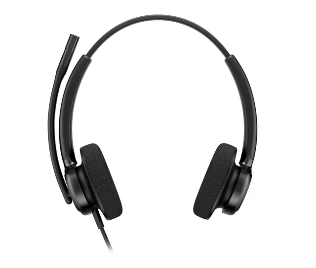 Poly Mission 425 - Mission 400 Series - headset - på örat - kabelansluten - USB-C, USB-A - svart - Zoomcertifierad, Certifierad för Microsoft-teams, Works With Chromebook Certified, Google Meet-certifierad