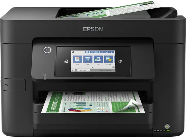 WorkForce Pro WF-4820DWF, skrivare + scanner + kopiator + fax, 25/12 ppm ISO, 1200x2400 dpi scanner, duplex, display, AirPrint, USB/LAN/WiFi