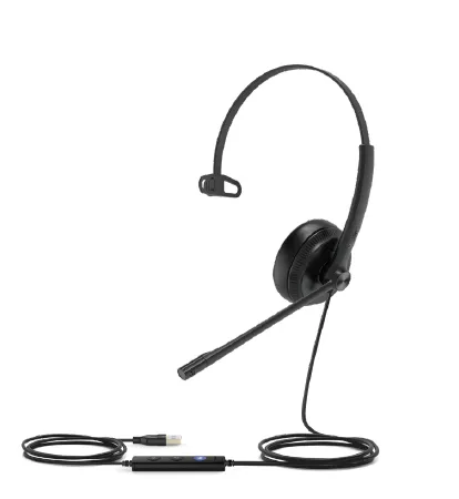 UH34 Lite Mono Headset, svart
