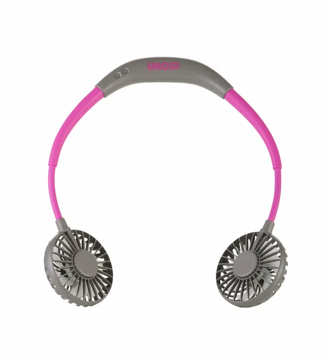 Breezy - Fläkt - kring halsen - USB - anthracite/purple