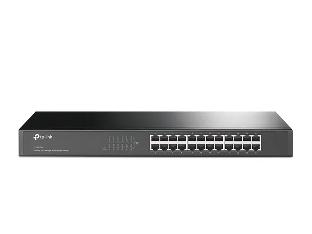 TL-SF1024 24-port, 100 Mbit, rackmonterbar