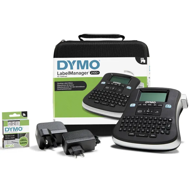 LabelManager 210 labelmaker Kit Qwerty, Etikettsskrivare