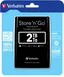 2 TB Verbatim Store'n'Go, 2.5", USB 3.0 - Svart