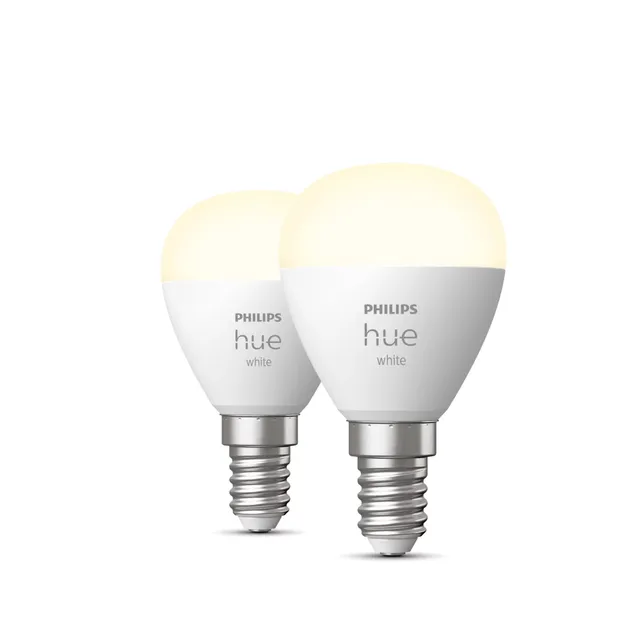 Hue White E14 P45 Klot 2-pack