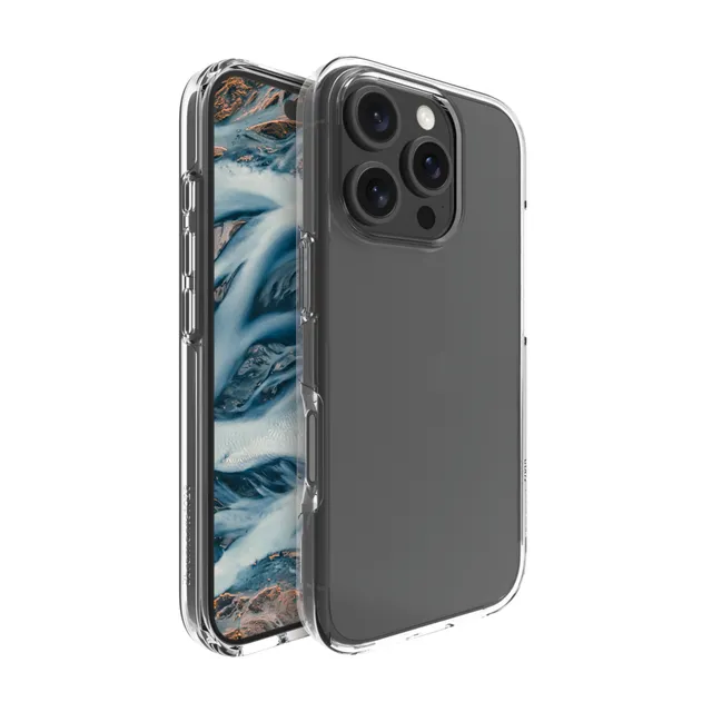 dbramante1928 Iceland Pro - Baksidesskydd för mobiltelefon - MagSafe-kompatibilitet - plast - klar - för Apple iPhone 16 Pro