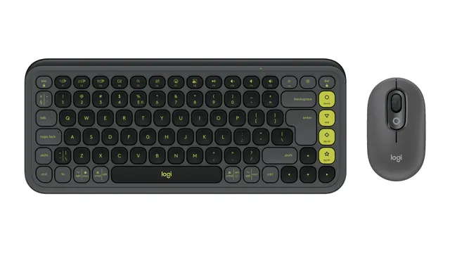 POP Icon Combo - Tastatur & Mus set - Universal - Grå