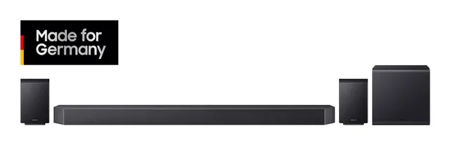 Q-series HW-Q995GF, 11.1.4 kanaler, DTS:X, Dolby TrueHD, Dolby Atmos, DTS Digital Surround, Dolby Digital, Game Pro, Trådlös, Separat, Titan, Svart