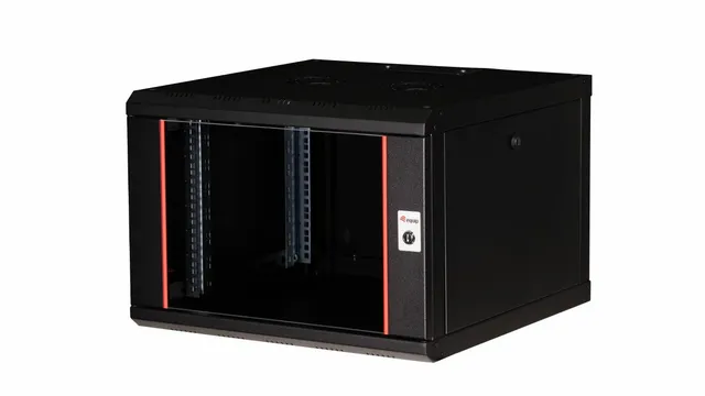 Pro Mount - rack - 600x600 mm with glass door removable and lockable panels assembled - 7U