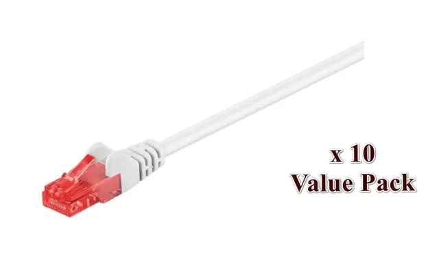 Value Pack - Nätverkskabel - RJ-45 (h