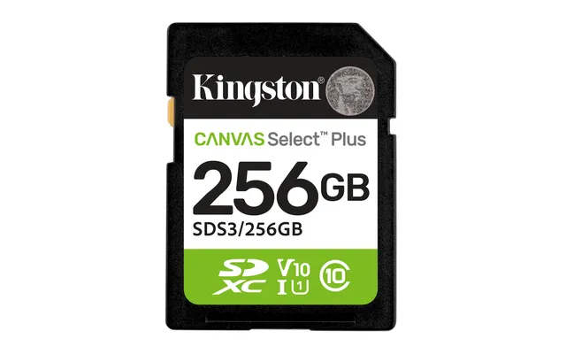 Canvas Select Plus - Flash-minneskort - 256 GB - Video Class V10 / UHS-I U1 / Class10 - SDXC UHS-I