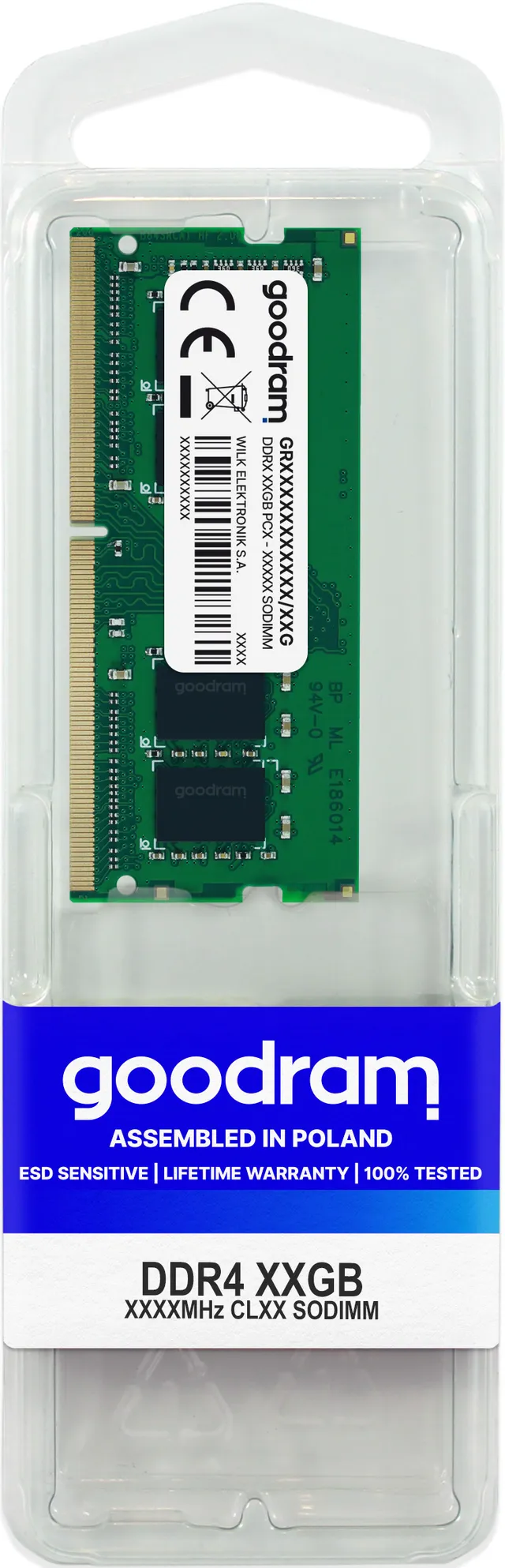 SODIMM DDR4-3200 - 32GB - CL22 - Single Channel (1 pcs) - Grön