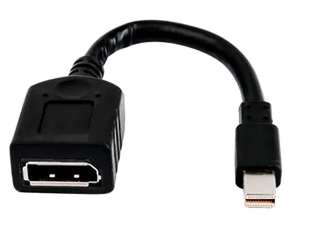 HP - DisplayPort-adapter - Mini DisplayPort (hane) till DisplayPort (hona) - för Elite 800 G9, Workstation Z2 G8, Z2 G9, Z4 G5, Z6 G5, ZBook Fury 15 G