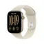 Watch Series 12 GPS + Cellular 42 mm ljust guld aluminium, sand Sportband - S/M