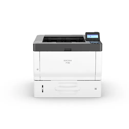 P 502 - Skrivare - svartvit - Duplex - LED - A4 - 1200 x 1200 dpi - upp till 43 sidor/minut - kapacitet: 600 ark - USB 2.0, Gigabit LAN, USB 2.0-värd