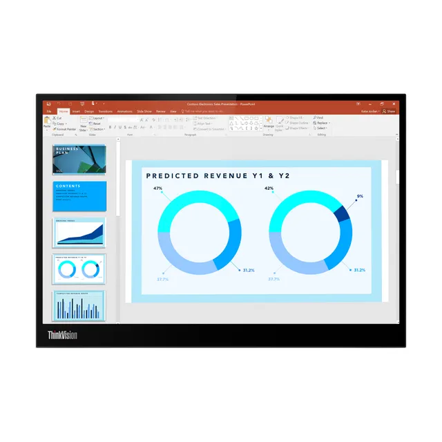 14" Lenovo ThinkVision M14d - 2240x1400 - 60Hz - IPS