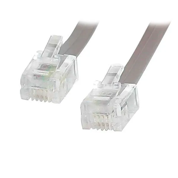 StarTech.com 25 ft RJ11 Telephone Modem Cable - Phone cable - RJ-11 (M) - RJ-11 (M) - 25ft - Telefonkabel - RJ-11 (hane) till RJ-11 (hane) - 7.6 m - f
