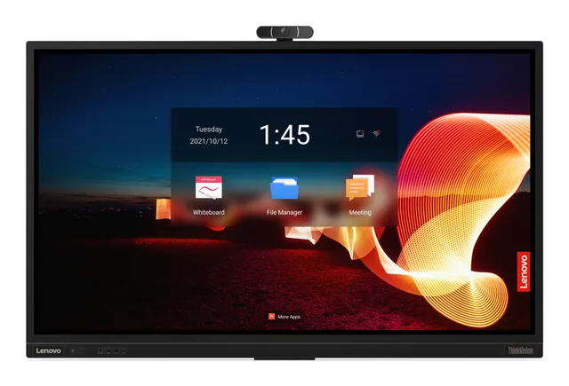 ThinkVision T75 interaktiv display, 75", svart