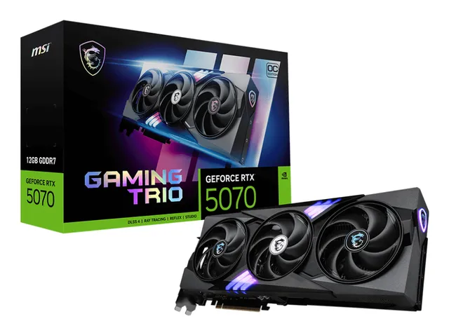 GeForce RTX 5070 GAMING TRIO OC - 12GB GDDR7 RAM - Grafikkort
