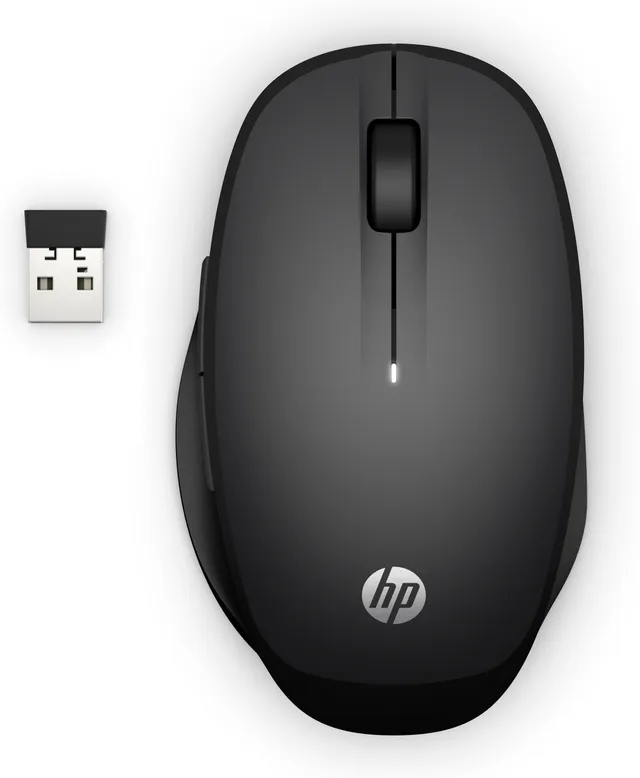 HP 300 Dual Mode trådlös mus, svart