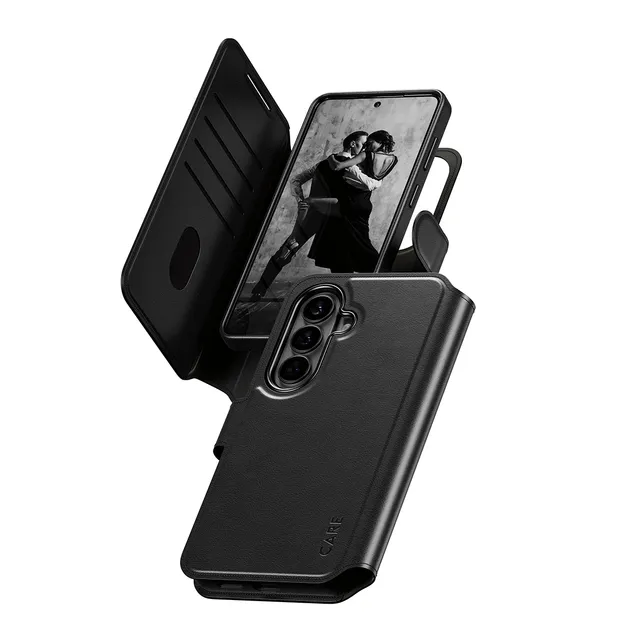 CARE TANGO WALLET QI 2-IN-1 SAMS GALAXY S26 BLACK