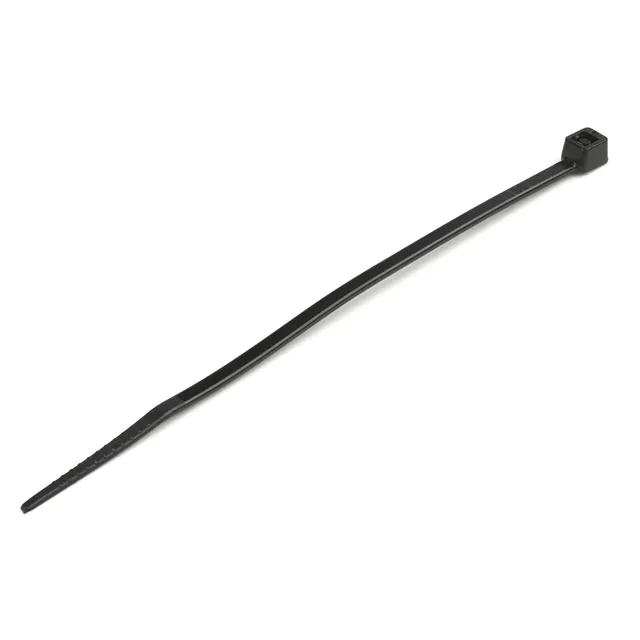 StarTech.com 4"(10cm) Cable Ties, 1/16"(2mm) wide, 7/8"(22mm) Bundle Diameter, 18lb(8kg) Tensile Strength, Nylon Self Locking Zip Ties with Curved Tip
