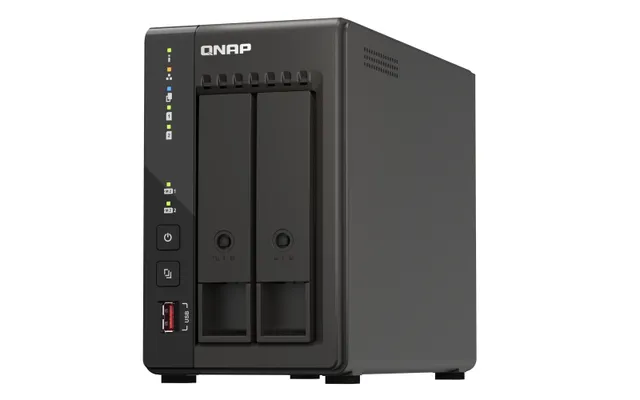 TS-253E - NAS-server - 2 fack - SATA 6Gb/s - RAID 0, 1, 5, 6, 10, 50, JBOD, 60 - RAM 8 GB - 2.5 Gigabit Ethernet - iSCSI support
