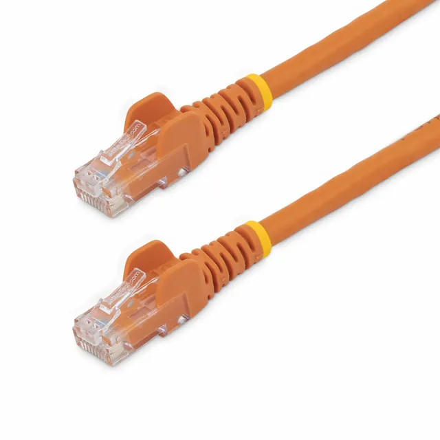 Gigabit Snagless RJ45 UTP Cat6 Patch Cable Cord - patch cable - 3 m - orange - Orange - 3m