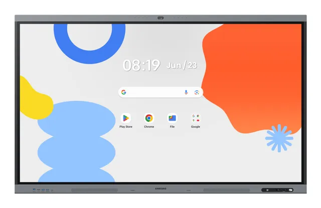 75" Samsung Interactive Display WAFX-P, IPS 4K/3840x2160, 2xHDMI, LAN/WiFi/USB-C 65W, Android, 12/7-drift, högtalare, IR Touch
