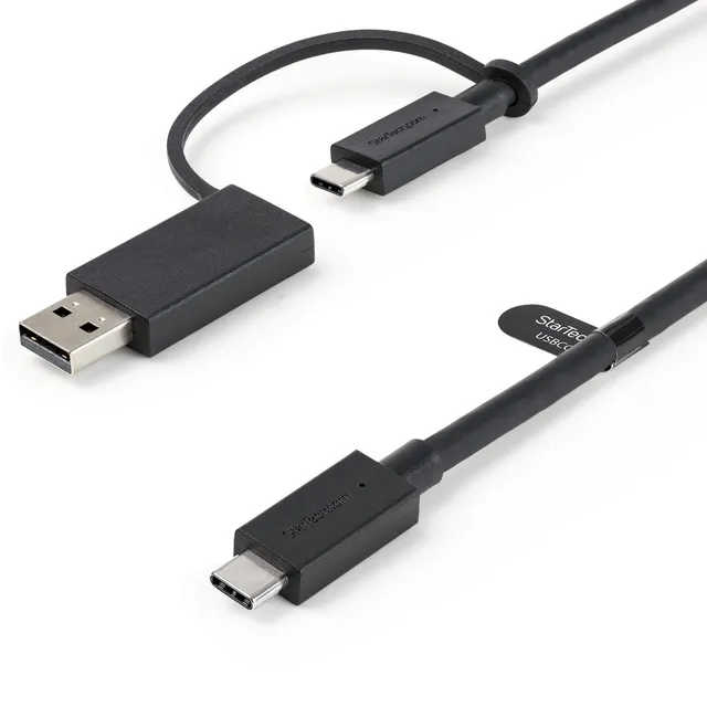 1 m USB-C-kabel med USB-A-adapterdongel -