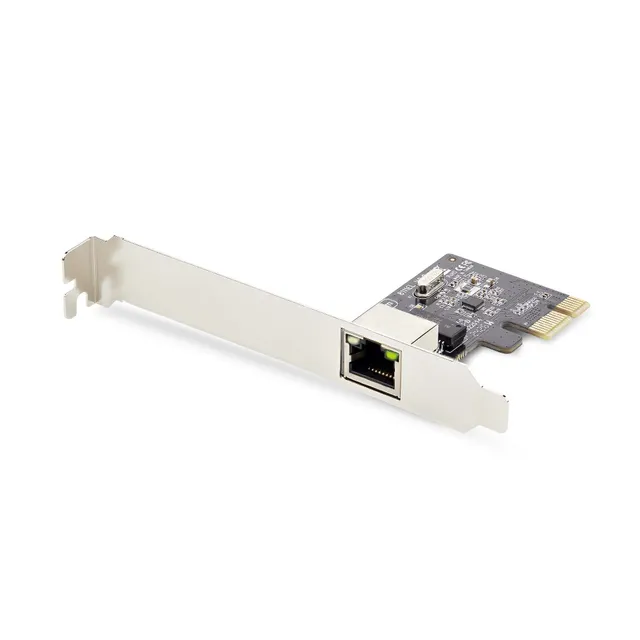 1-Port Gigabit PCIe Network Adapter Card, TAA Compliant - Nätverksadapter - PCI Express x1 låg profil - Gigabit Ethernet x 1 - svart - TAA-ko